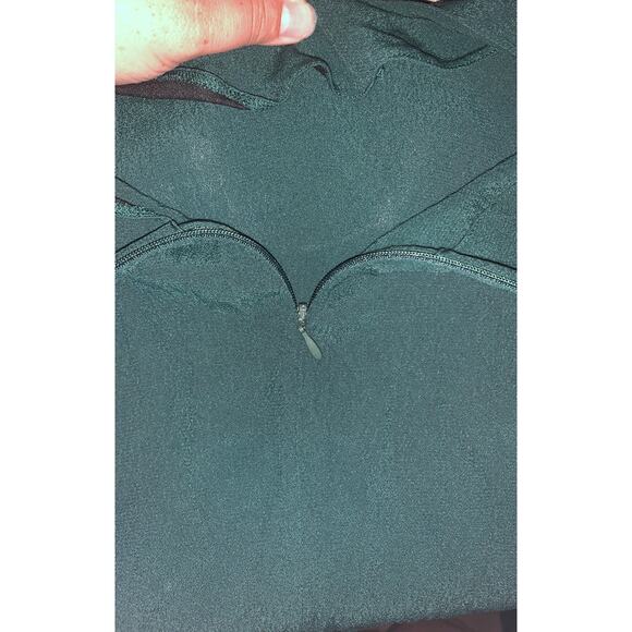 Stockholm atelier & other stories emerald green shift dress 3/4 length 12 - Picture 4 of 5